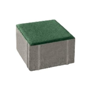 บล็อกปูพื้น เอสซีจี รุ่น ศิลาเหลี่ยม คูลพลัส ขนาด 10 X 10 X 6 ซม. สีเขียว