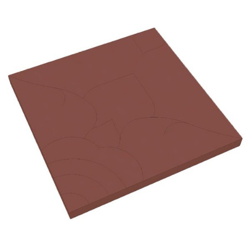 ศิลาเหลี0ยม ลายดาราวดี ขนาด 50 x 50 x 6 ซม. สีแดง ศิลาเหลี0ยม ลายดาราวดี ขนาด 50 x 50 x 6 ซม. สีแดง