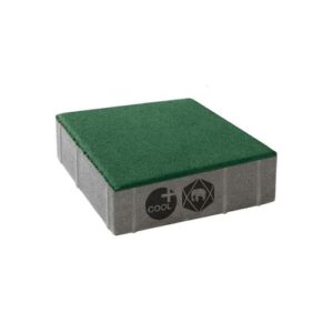 ศิลาเหลี่ยมคลูพลัส 20x20 ซม. สีเขียว