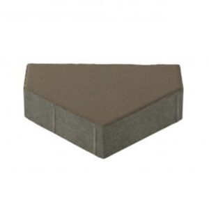 ศิลาห้าเหลี่ยม เอสซีจี 20x10x6 ซม สีน้ำตาลอ่อน