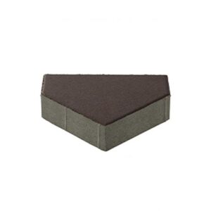 ศิลาห้าเหลี่ยม เอสซีจี 20x10x6 ซม สีน้ำตาลเข้ม